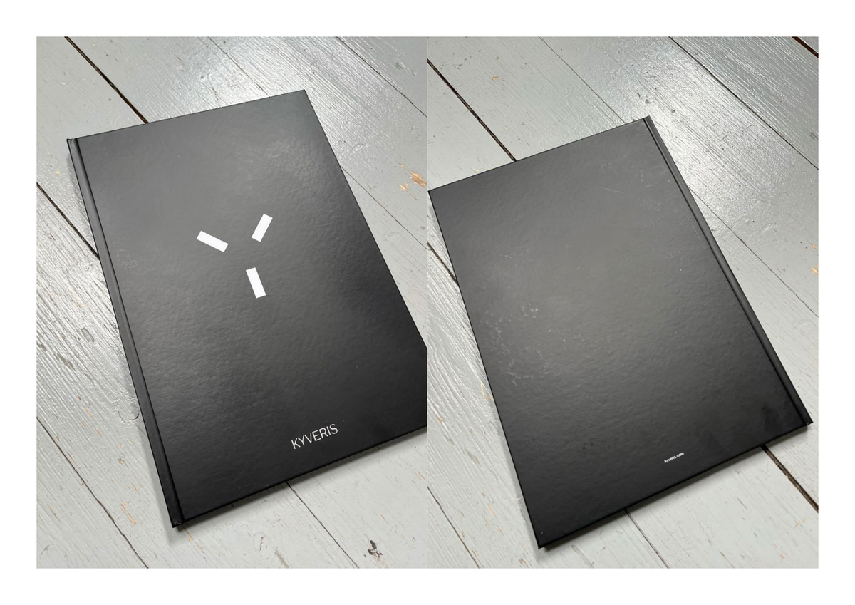 KYVERIS Notizbuch - Cover