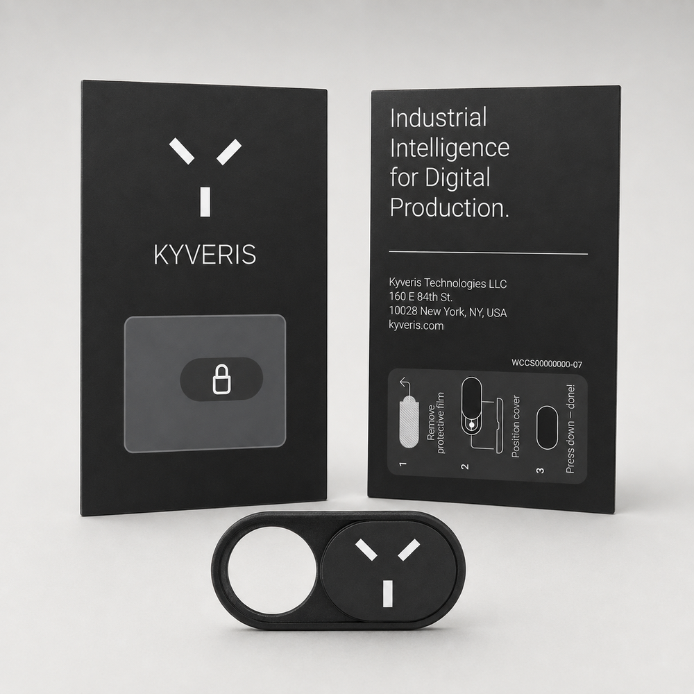KYVERIS Webcam-Cover - Produktansicht