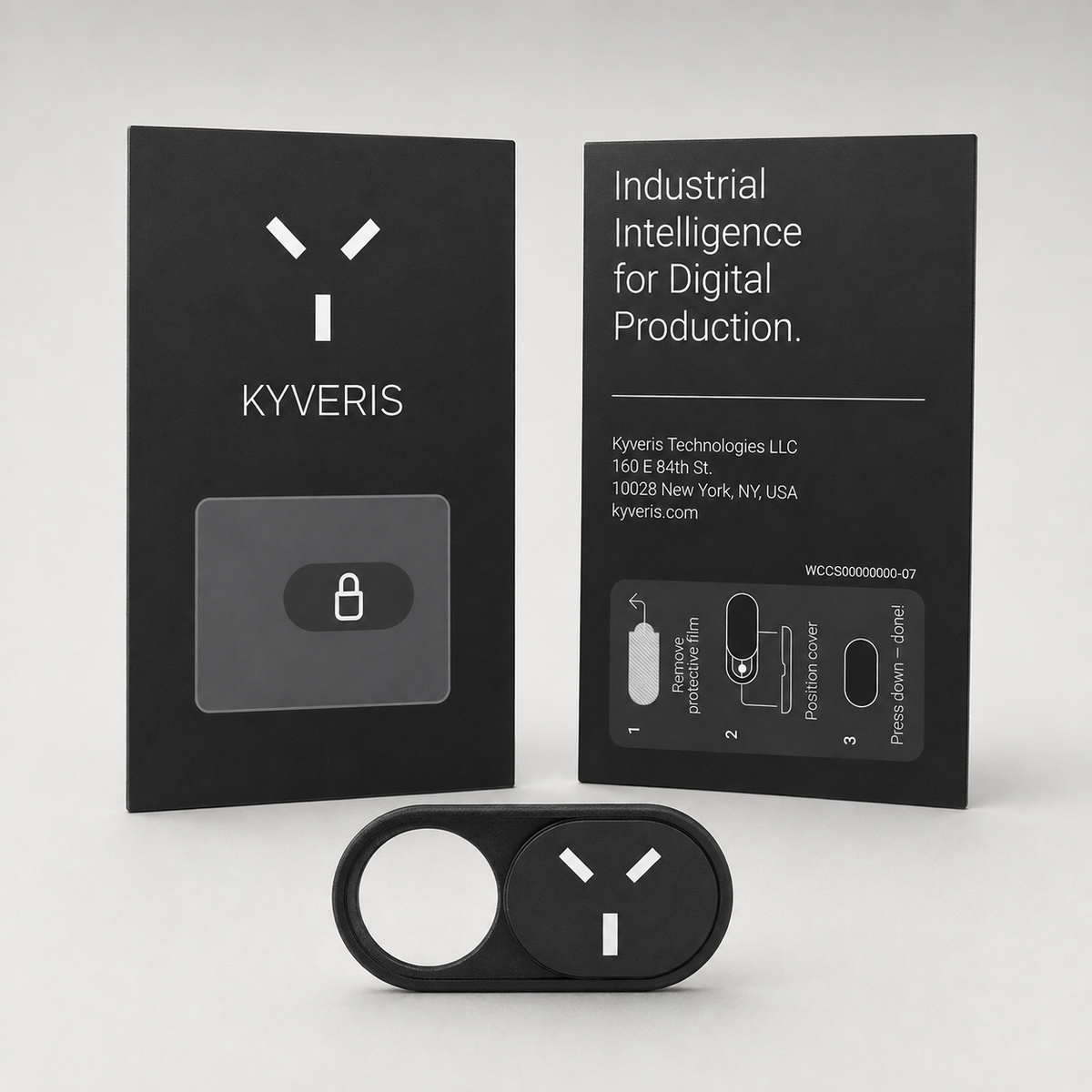 KYVERIS Webcam-Cover - Produktansicht